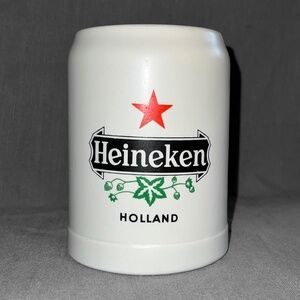 Vintage Stoneware Heineken Beer Stein